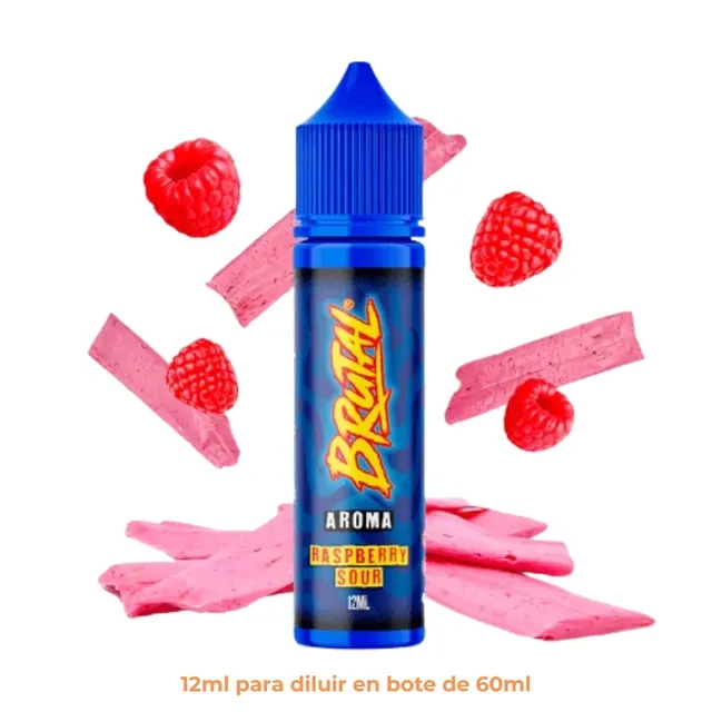 Aroma Just Juice Brutal Raspberry Sour Longfill 12/60ml