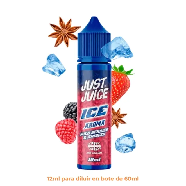 Aroma Just Juice Wild Berries Aniseed Ice Longfill 12/60ml
