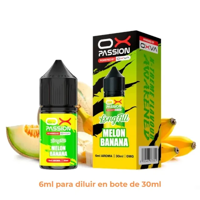 Aroma Ox Passion Melon Banana Longfill 6/30ml