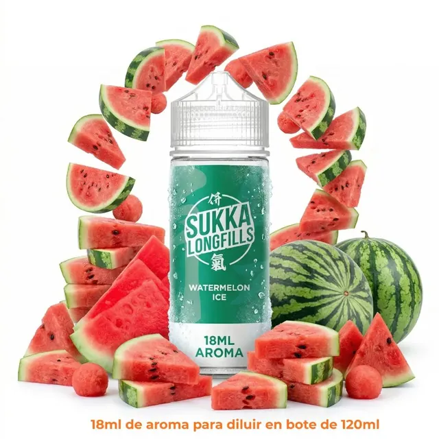 Sukka - Watermelon Ice 18ml (Longfill 120ml)