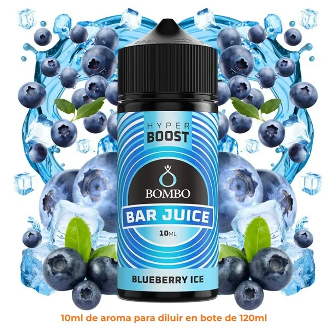 Bombo Bar Juice Hyper Boost - Blueberry Ice 10ml (Longfill 120ml)