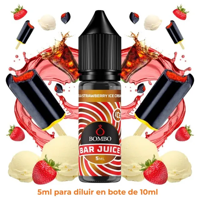 Aroma Bombo Bar Juice Cola Strawberry Ice Cream Mini Longfill