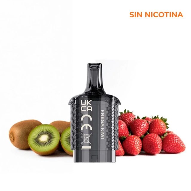 Cartucho Vozol Vista Plug 2+10ml Strawberry Kiwi 0mg