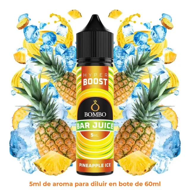 Aroma Bombo Hyper Boost 5ml Pineapple Ice