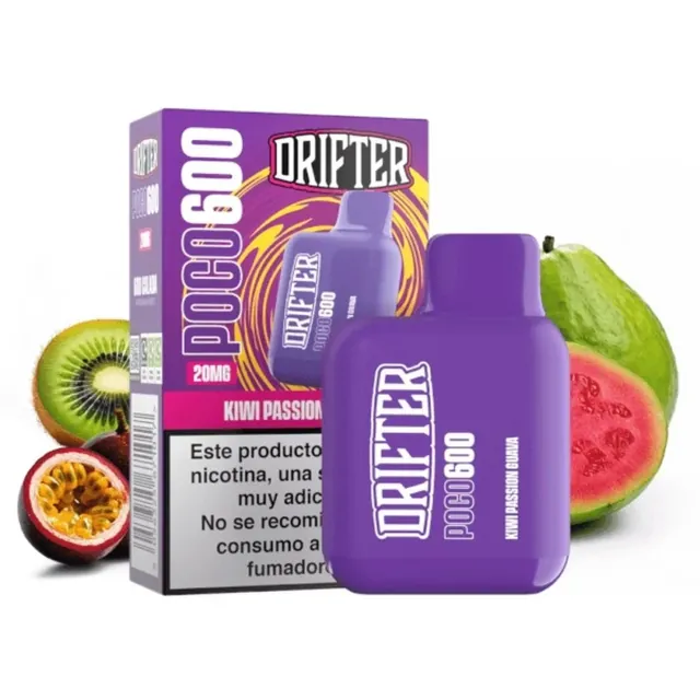 Drifter Poco 600 Kiwi Passion Fruit Guava 20mg