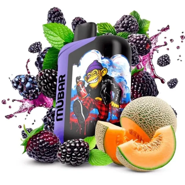 Mubar Eden Beast 50K Blackberry Melon Mint 0mg