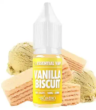 Sales de Nicotina Bombo Essential Vape Vanilla Biscuit 10ml