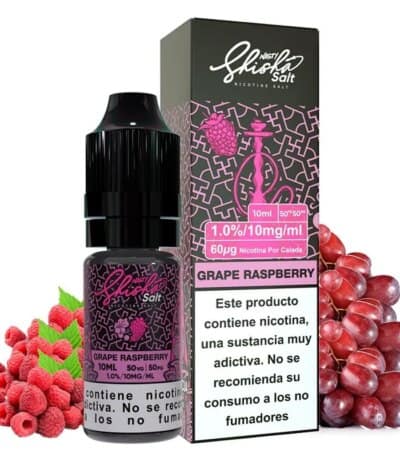 Sales de Nicotina Nasty Juice Shisha Salt Grape Raspberry 10ml