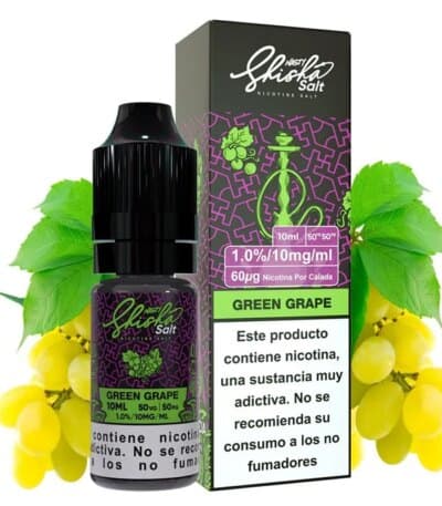 Sales de Nicotina Nasty Juice Shisha Salt Green Grape 10ml
