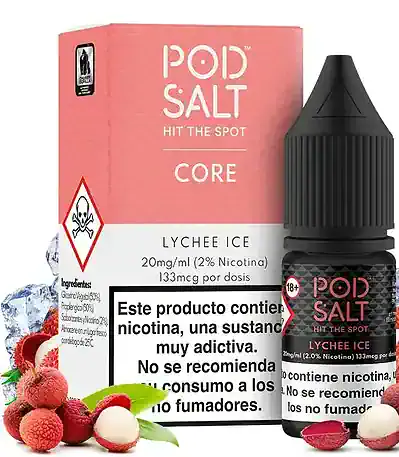 Sales de Nicotina Pod Salt Lychee Ice 10ml