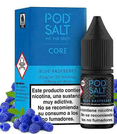 Sales de Nicotina Pod Salt Blue Raspberry 10ml