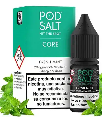 Sales de Nicotina Pod Salt Fresh Mint 10ml