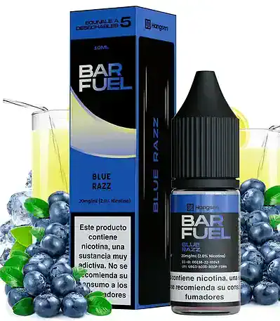 Sales de Nicotina Hangsen Bar Fuel Blue Razz 10ml 20mg