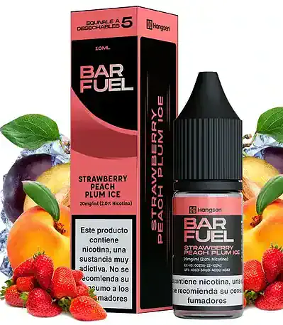 Hangsen Salts Bar Fuel Strawberry Peach Plum Ice 10ml 20mg