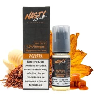 Sales de Nicotina Nasty Juice Salts Caramel Tobacco 10ml