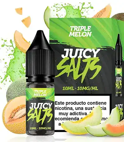 Sales de Nicotina Juicy Salts Triple Melon 10ml