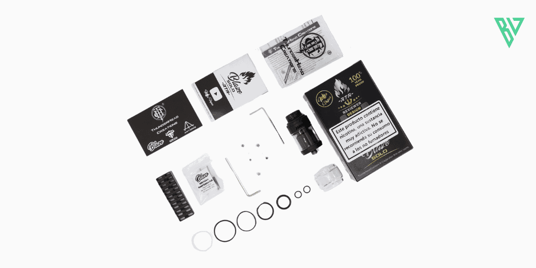 Thunderhead Creations Blaze Solo RTA unboxing pack Thunderhead Creations Blaze Solo RTA | Unboxing