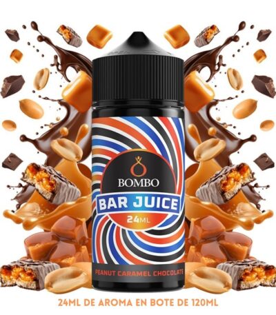 Aroma Longfill Bombo Bar Juice Peanut Chocolate Caramel 24ml