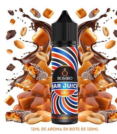 Aroma Longfill Bombo Bar Juice Peanut Chocolate Caramel 12ml