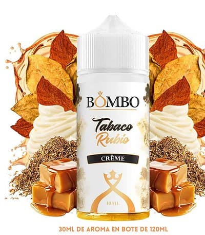 Aroma Bombo Longfill Tabaco Rubio Creme 30ml/120