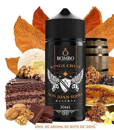 Aroma Longfill Bombo y Kings Crest Don Juan Supra Reserve 30ml