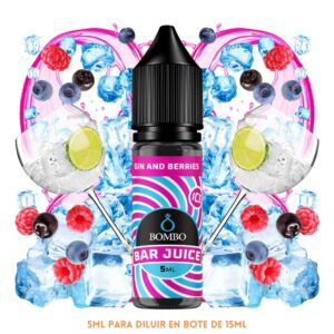 Aroma Bombo Bar Juice Gin & Berries Ice Mini Longfill