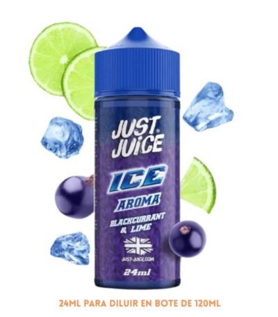 Just Juice Longfill Blackcurrant Lime Ice 24ml