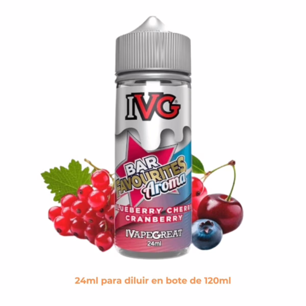 Aroma IVG Blueberry Cherry Cranberry Longfill 24/120ml