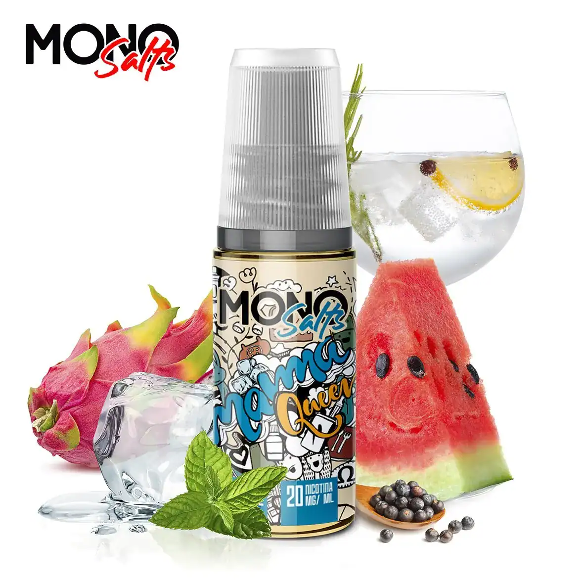 Sales de Nicotina Mono Salts Mamma Queen 10ml Sales de Nicotina Mono Salts Mamma Queen 10ml