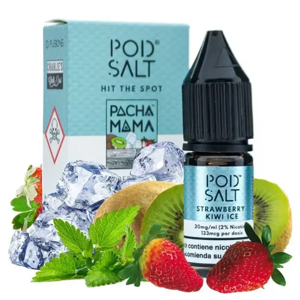 Pod Salt Pacha Mama Strawberry Kiwi Ice 10ml