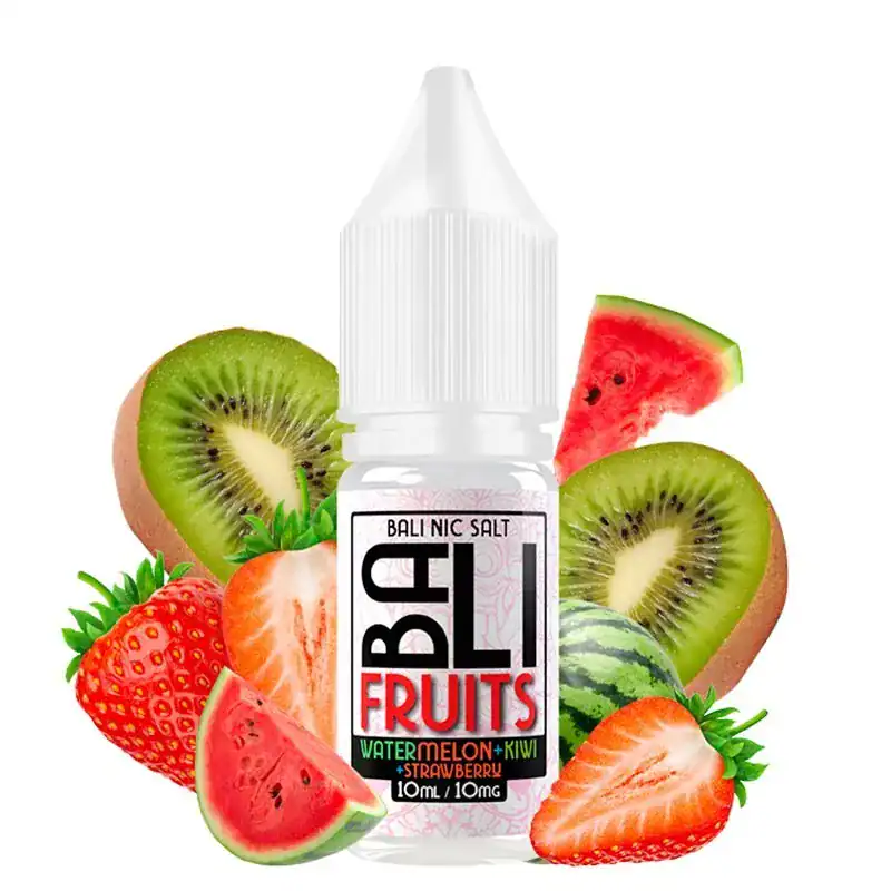 Sales de Nicotina Bali Fruits Watermelon Kiwi Strawberry 10ml Sales de Nicotina Bali Fruits Watermelon Kiwi Strawberry 10ml