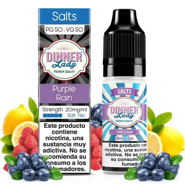 Sales de Nicotina Dinner Lady Purple Rain 10ml