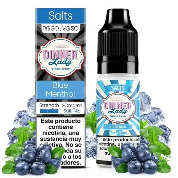 Sales de Nicotina Dinner Lady Blue Menthol 10ml