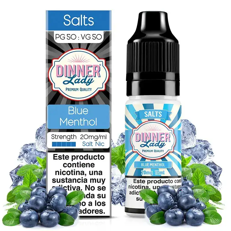 Sales de Nicotina Dinner Lady Blue Menthol 10ml