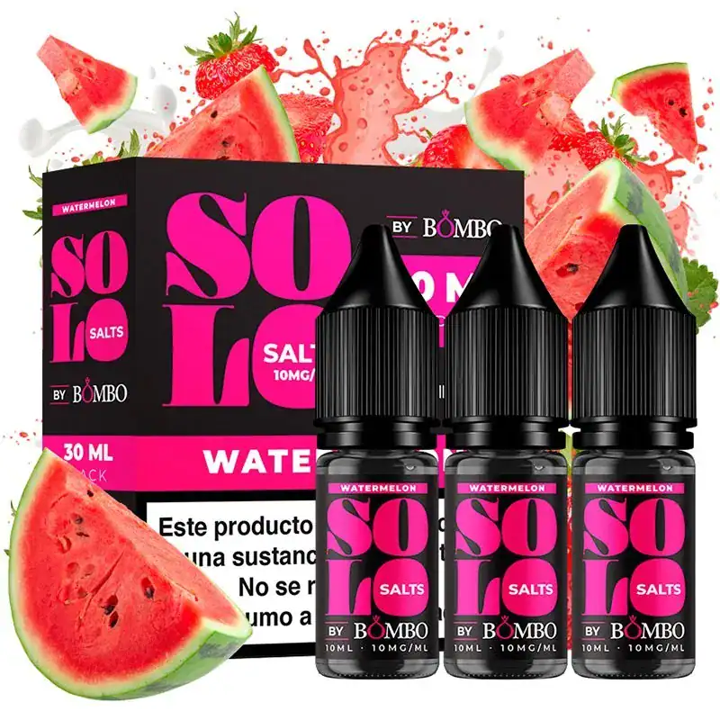 Bombo Solo Salts Watermelon 3x10ml Bombo Solo Salts Watermelon 3x10ml