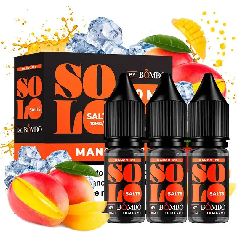 Bombo Solo Salts Mango Ice 3x10ml Bombo Solo Salts Mango Ice 3x10ml