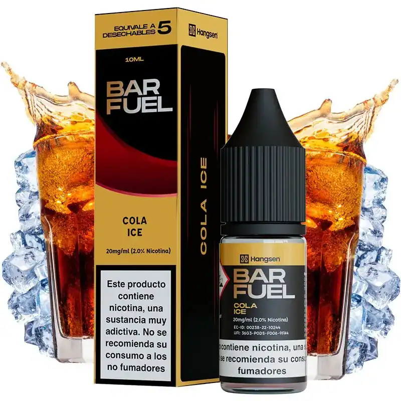 Sales de Nicotina Hangsen Bar Fuel Cola Ice 10ml 20mg