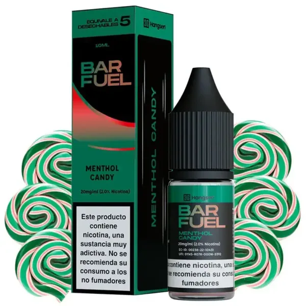 Sales de Nicotina Hangsen Bar Fuel Menthol Candy 10ml 20mg