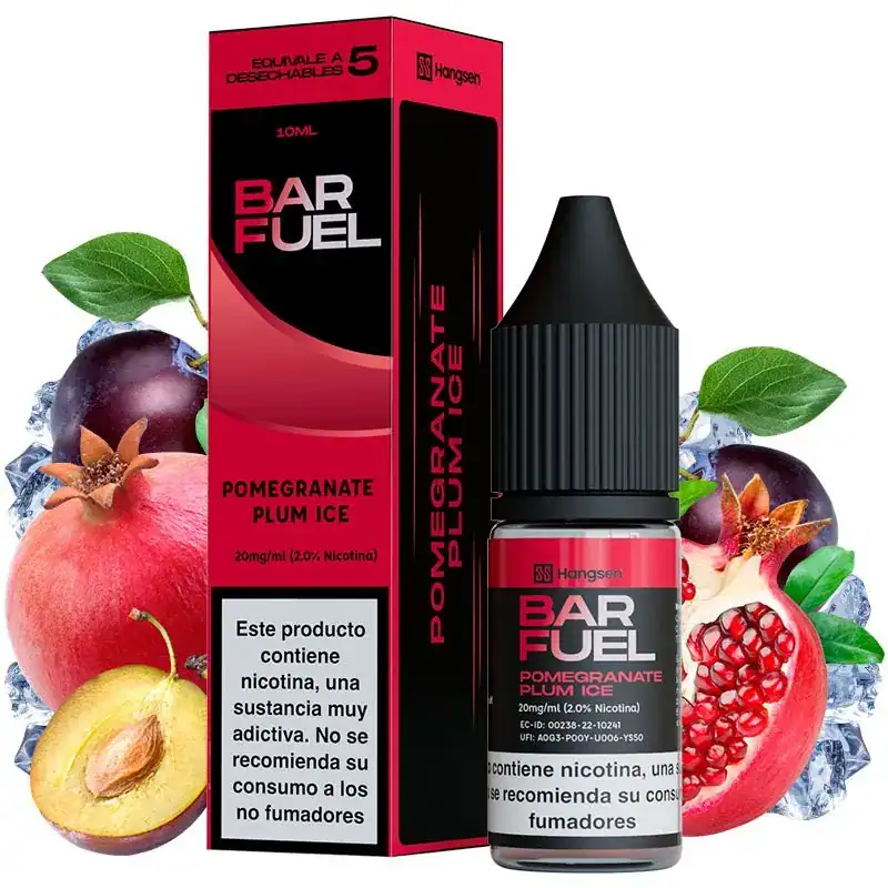 Sales de Nicotina Hangsen Bar Fuel Pomegranate Plum Ice 10ml 20mg Sales de Nicotina Hangsen Bar Fuel Pomegranate Plum Ice 10ml 20mg