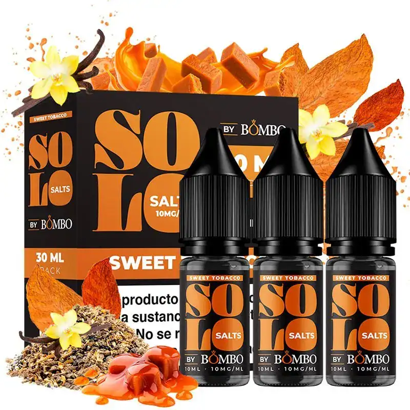 Bombo Solo Salts Sweet Tobacco 3x10ml