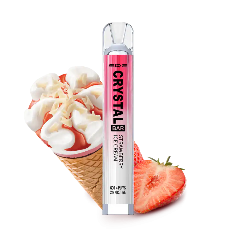 Ske Crystal Bar Strawberry Ice Cream 20mg - Imagen 1