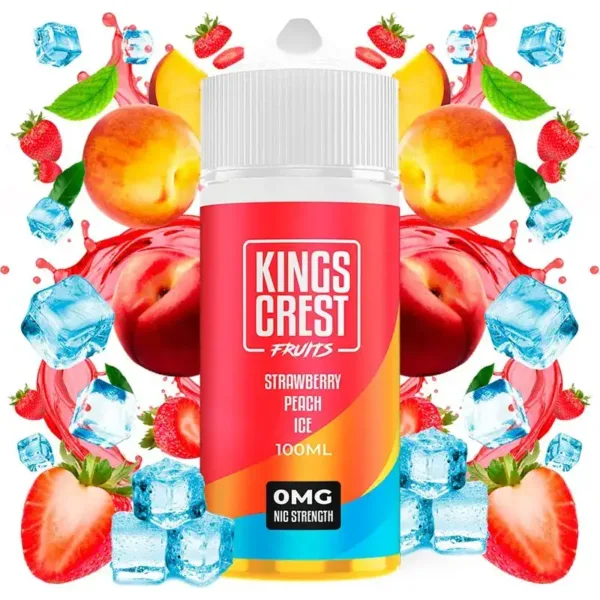 Kings Crest Strawberry Peach Ice 100ml