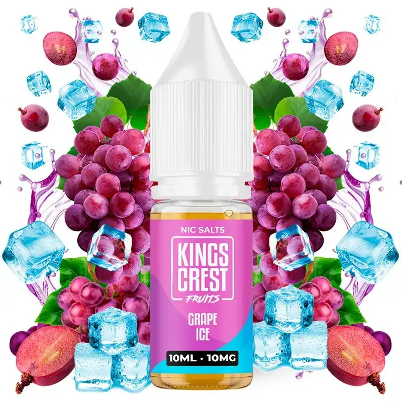 Sales de Nicotina Kings Crest Grape Ice 10ml Sales de Nicotina Kings Crest Grape Ice 10ml