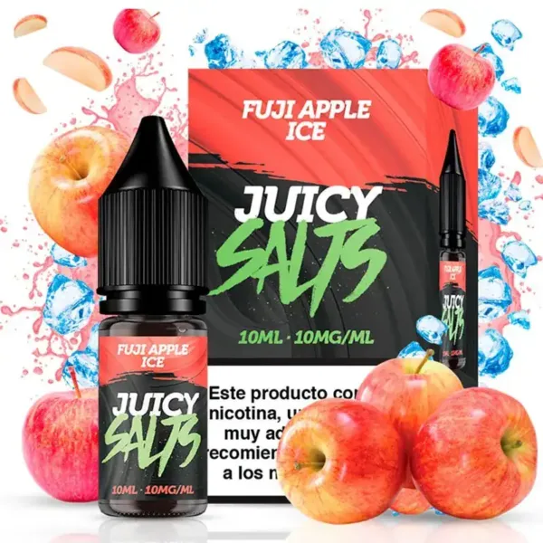 Sales de Nicotina Juicy Salts Fuji Apple Ice 10ml