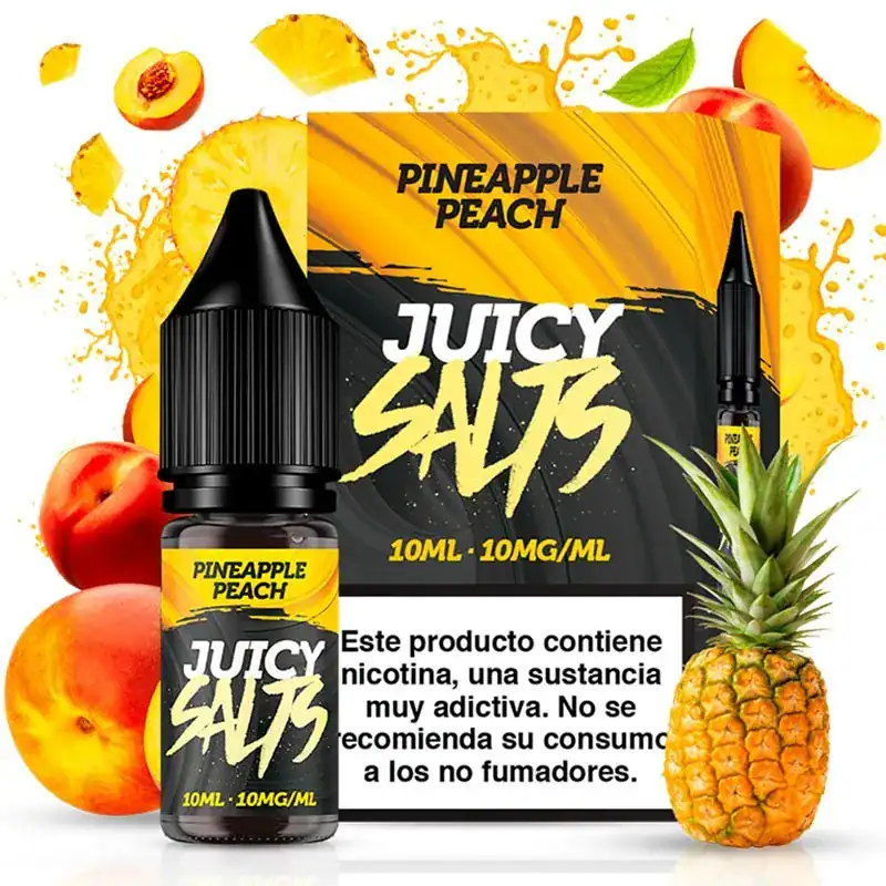 Sales de Nicotina Juicy Salts Pineapple Peach 10ml Sales de Nicotina Juicy Salts Pineapple Peach 10ml