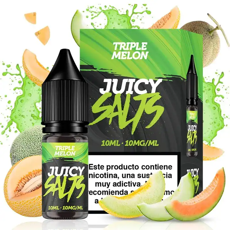 Sales de Nicotina Juicy Salts Triple Melon 10ml