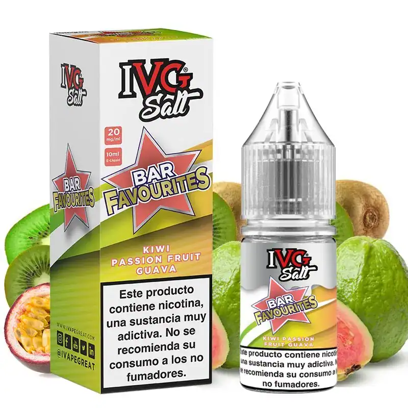 IVG Salt Kiwi Passionfruit Guava 10ml IVG Salt Kiwi Passionfruit Guava 10ml