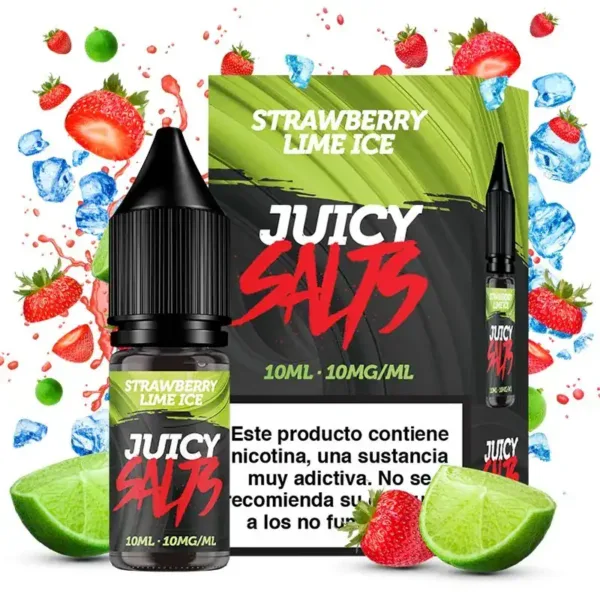 Juicy Salts Strawberry Lime Ice 10ml
