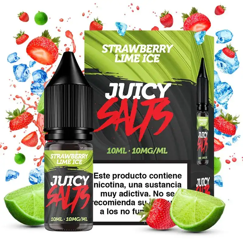 Juicy Salts Strawberry Lime Ice 10ml Juicy Salts Strawberry Lime Ice 10ml