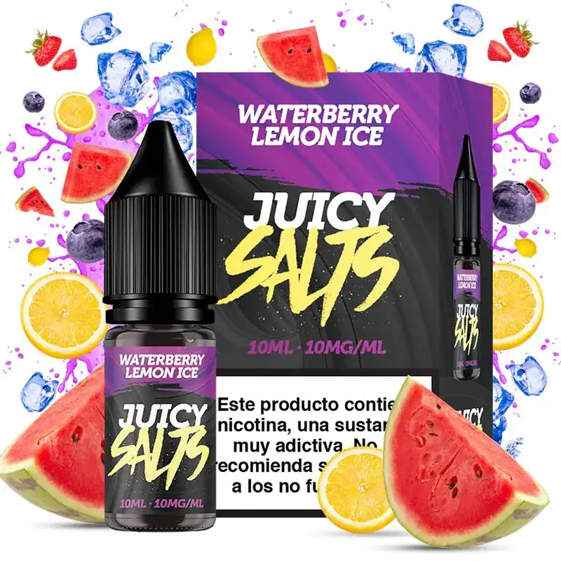 Juicy Salts Waterberry Lemon Ice 10ml Juicy Salts Waterberry Lemon Ice 10ml